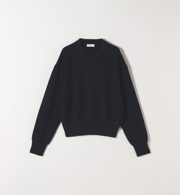 SHIPS any「SHIPS any:〈手洗い可能〉アゼ コンパクト クルーネック ニット プルオーバー」|ニット・セーター|