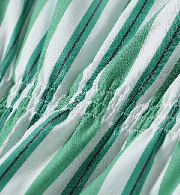 SHIPS any「《一部追加予約》SHIPS any:〈洗濯機可能〉REPREVE ギャザー パフシャツ ブラウス」|シャツ・ブラウス|