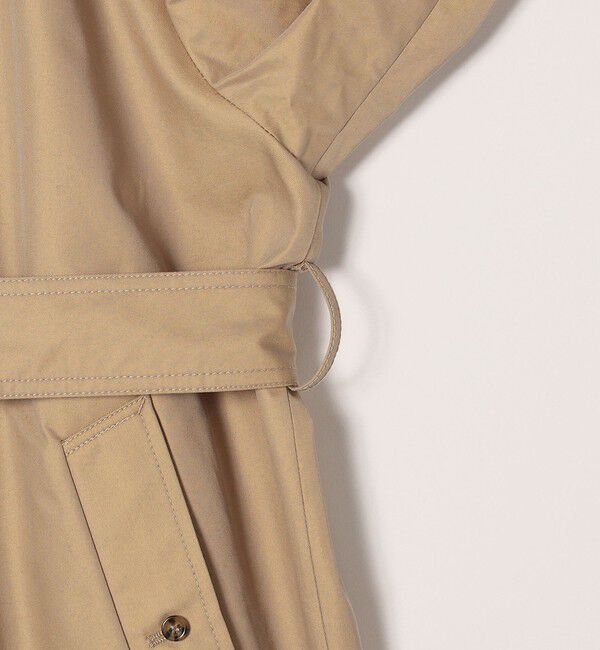 quaranciel「quaranciel:〈手洗い可能〉シャンブレー オーバー ステンカラー コート」|ステンカラーコート|