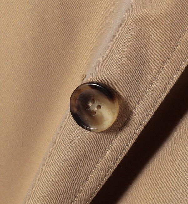 quaranciel「quaranciel:〈手洗い可能〉シャンブレー オーバー ステンカラー コート」|ステンカラーコート|