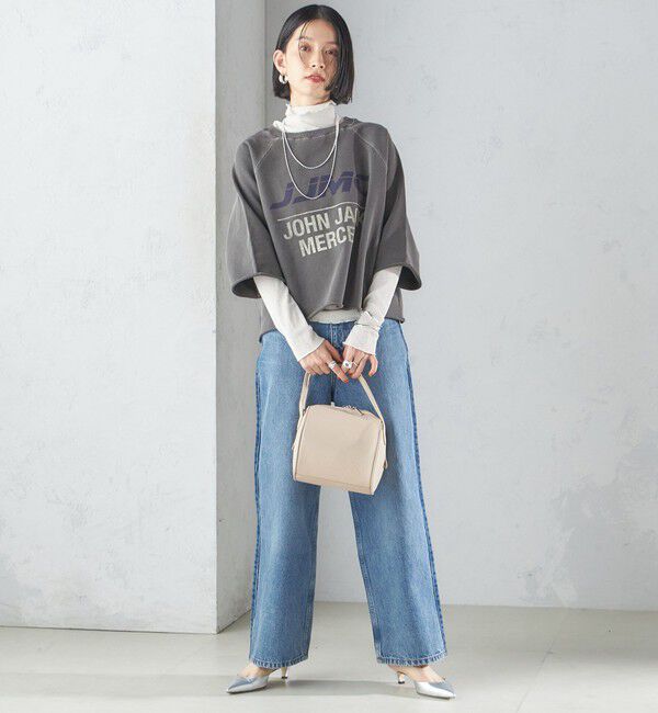 SHIPS for women「【SHIPS別注】〈洗濯機可能〉J.J MERCER:別注 7分袖 プリント スウェット」|スウェット・ジャージ|