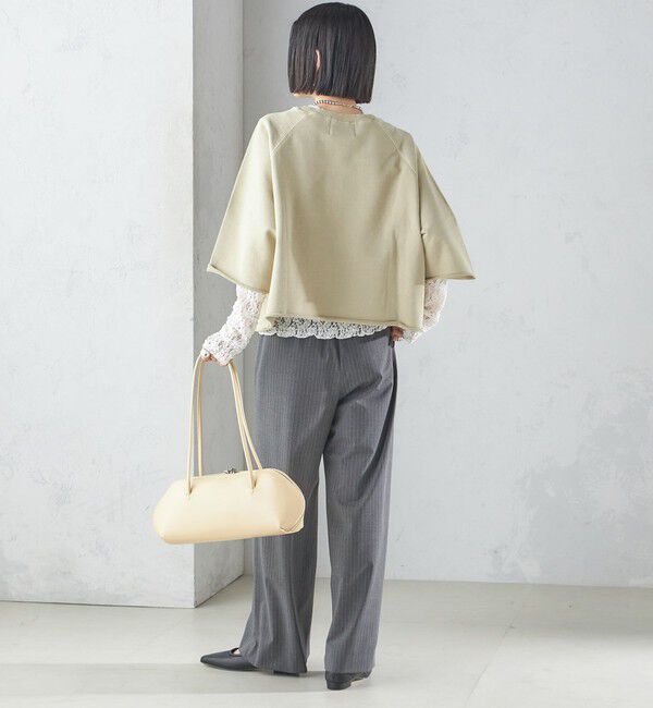 SHIPS for women「【SHIPS別注】〈洗濯機可能〉J.J MERCER:別注 7分袖 プリント スウェット」|スウェット・ジャージ|