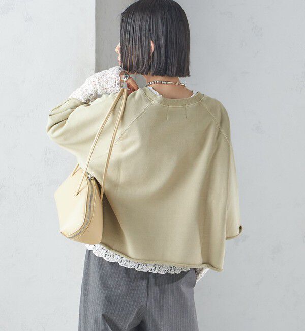 SHIPS for women「【SHIPS別注】〈洗濯機可能〉J.J MERCER:別注 7分袖 プリント スウェット」|スウェット・ジャージ|