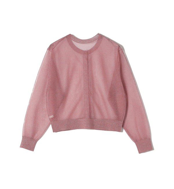 SHIPS for women「〈手洗い可能〉イタリーヤーン ラメ ショート カーディガン」|カーディガン|