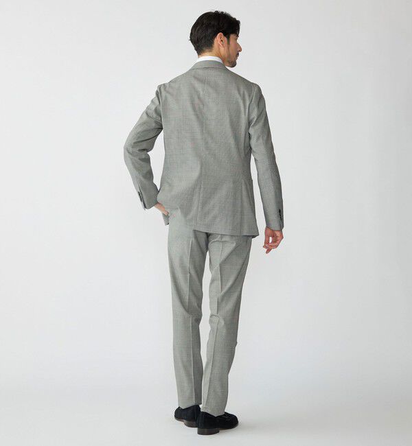 SHIPS「SHIPS:〈セットアップ対応〉ウォッシャブル セットアップ ハウンドトゥーススラックス」|スラックス|