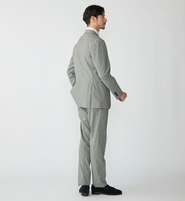 SHIPS「SHIPS:〈セットアップ対応〉ウォッシャブル セットアップ ハウンドトゥーススラックス」|スラックス|