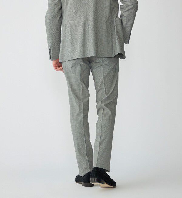 SHIPS「SHIPS:〈セットアップ対応〉ウォッシャブル セットアップ ハウンドトゥーススラックス」|スラックス|