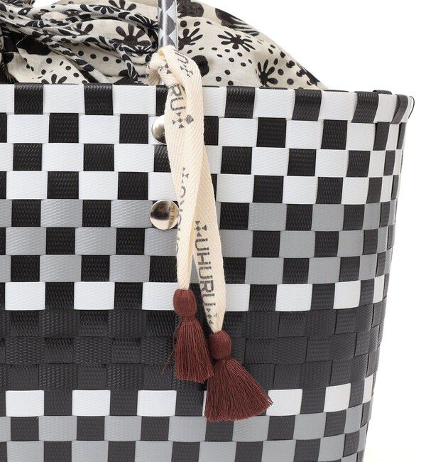 SHIPS for women「【SHIPS別注】UHURU:巾着付き バスケット バッグ M」|トートバッグ|