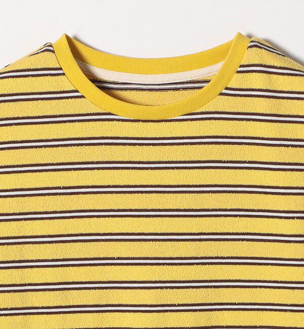 SHIPS any「SHIPS any:〈洗濯機可能〉パイル ボーダー ノースリーブ TEE」|タンクトップ|