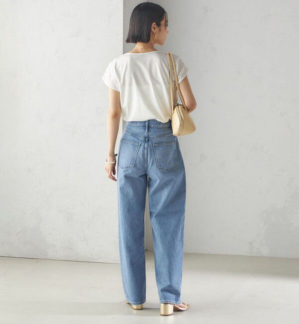 SHIPS for women「〈手洗い可能〉SORONA(R) ボートネック TEE」|Tシャツ・カットソー|