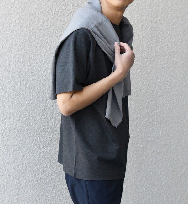 SHIPS any「SHIPS any: デザイン リブ ハイゲージ ポンチ クルーネック Tシャツ◇」|Tシャツ・カットソー|