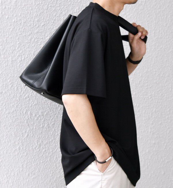 SHIPS any「SHIPS any: デザイン リブ ハイゲージ ポンチ クルーネック Tシャツ◇」|Tシャツ・カットソー|