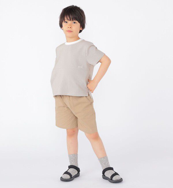 SHIPS KIDS「SHIPS KIDS:100～130cm /〈UVカット/吸水速乾〉ドライタッチ プルオーバー」|Tシャツ・カットソー|