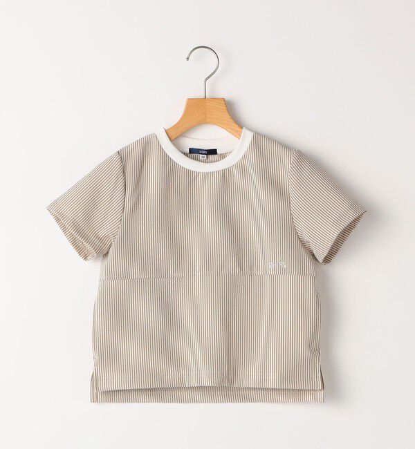SHIPS KIDS「SHIPS KIDS:100～130cm /〈UVカット/吸水速乾〉ドライタッチ プルオーバー」|Tシャツ・カットソー|