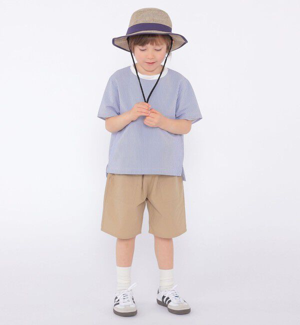 SHIPS KIDS「SHIPS KIDS:100～130cm /〈UVカット/吸水速乾〉ドライタッチ プルオーバー」|Tシャツ・カットソー|
