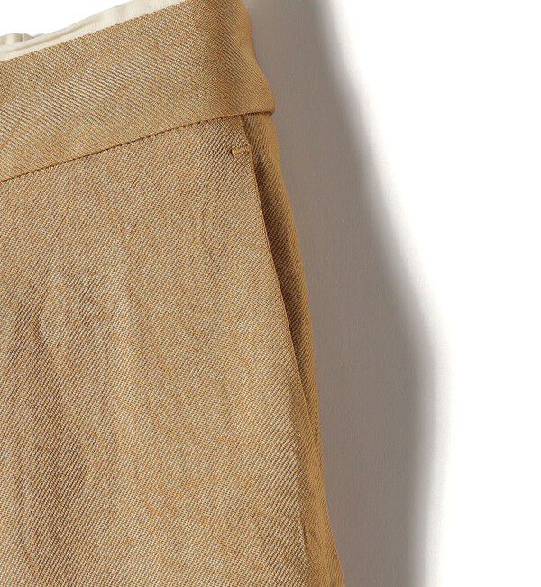 SHIPS for women「〈接触冷感/吸水速乾〉アセテート ワッシャー ウエスト デザイン パンツ」|スラックス|