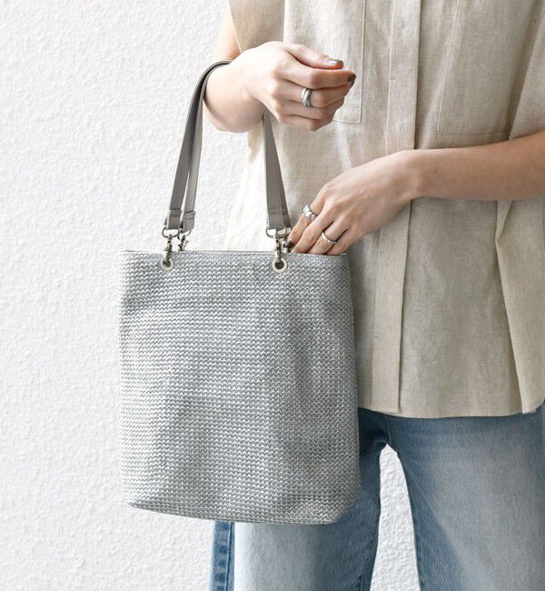 SHIPS any「SHIPS any: スクエア メッシュ ハンドル トート バッグ 25SS」|トートバッグ|