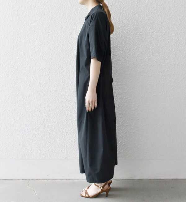 SHIPS any「SHIPS any:〈洗濯機可能〉タイプライター ボリューム シャツ ワンピース」|ワンピース|