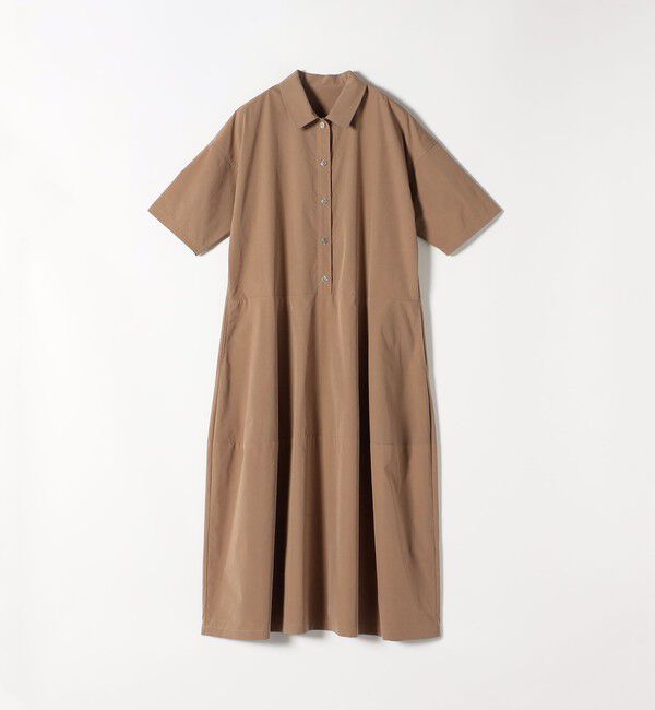 SHIPS any「SHIPS any:〈洗濯機可能〉タイプライター ボリューム シャツ ワンピース」|ワンピース|