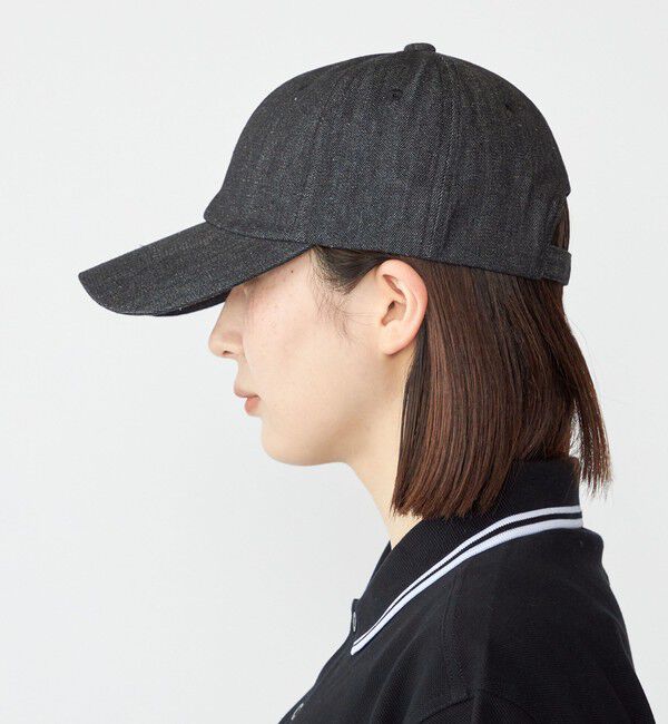 SHIPS「【WEB限定】SHIPS: ワンポイント ロゴ エンブロイダリー オーバーフィット デニム キャップ」|キャップ・キャスケット|