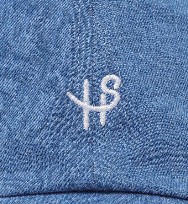 SHIPS「【WEB限定】SHIPS: ワンポイント ロゴ エンブロイダリー オーバーフィット デニム キャップ」|キャップ・キャスケット|