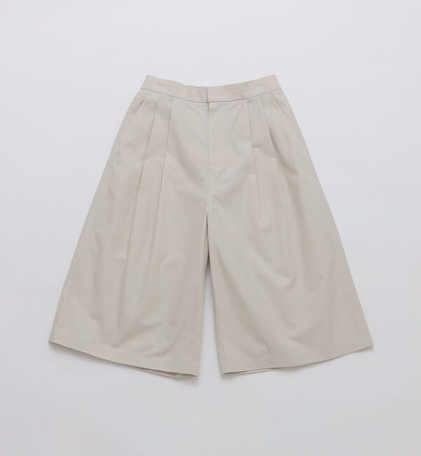 SHIPS「AMOMENTO: TWO TUCK WIDE SHORTS」|その他|アイボリー