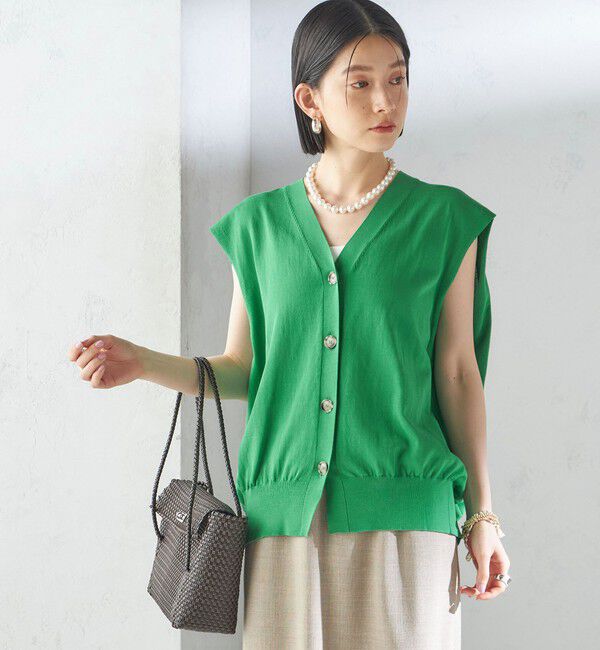 SHIPS for women「【SHIPS別注】Diminutivo:フタ付き メルカドバッグ」|かごバッグ|