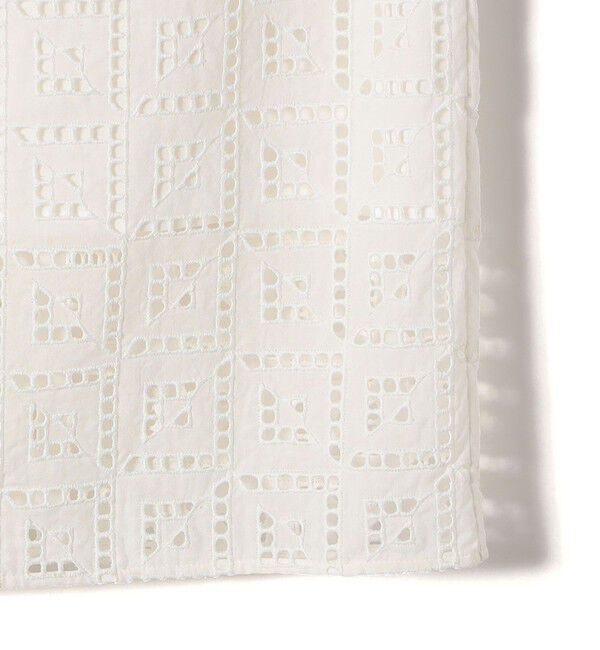 SHIPS for women「〈手洗い可能〉Broche スクエア レース Iライン ワンピース」|ワンピース|