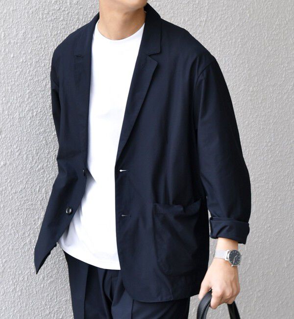 SHIPS any「SHIPS any: 360&deg; THE CIRCLE STRETCH リラックス ジャケット(セットアップ対応)◇」|テーラードジャケット|