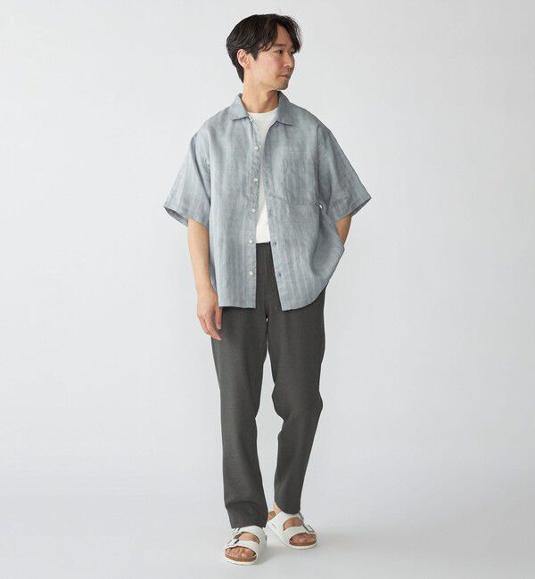 SHIPS「SHIPS: ラミー ドビー ウィークエンド ショートスリーブ シャツ」|シャツ・ブラウス|