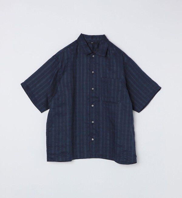 SHIPS「SHIPS: ラミー ドビー ウィークエンド ショートスリーブ シャツ」|シャツ・ブラウス|