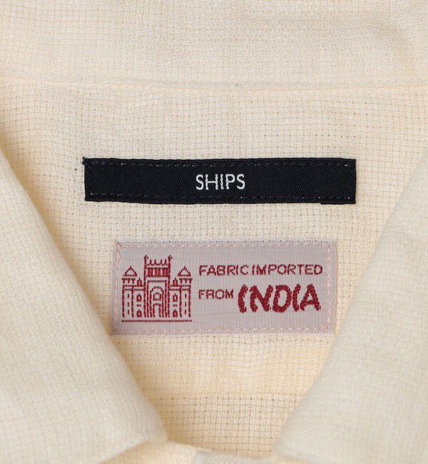 SHIPS「SHIPS: リネン パナマ ウィークエンド ショートスリーブ シャツ」|シャツ・ブラウス|