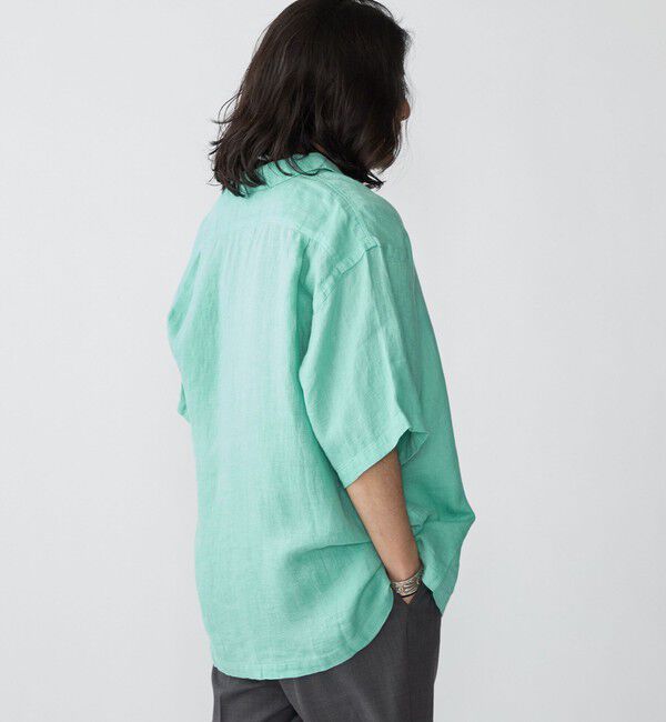 SHIPS「SHIPS: リネン パナマ ウィークエンド ショートスリーブ シャツ」|シャツ・ブラウス|