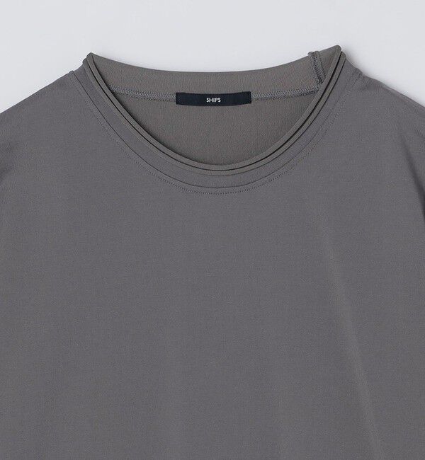 SHIPS「SHIPS: COOLMAX(R) ロールネック ソリッド Tシャツ」|Tシャツ・カットソー|