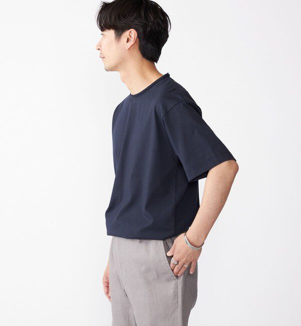 SHIPS「SHIPS: COOLMAX(R) ロールネック ソリッド Tシャツ」|Tシャツ・カットソー|