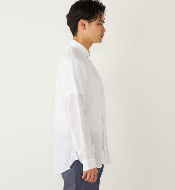 SHIPS Colors 「SHIPS Colors:リネン セミワイド ロングスリーブ シャツ」|シャツ・ブラウス|