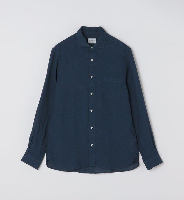 SHIPS Colors 「SHIPS Colors:リネン セミワイド ロングスリーブ シャツ」|シャツ・ブラウス|