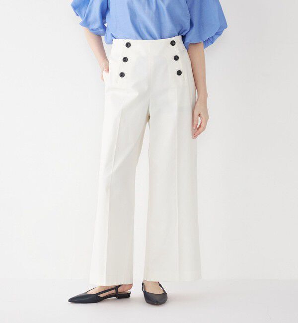 SHIPS Colors 「SHIPS Colors:〈洗濯機可能〉コットン オックス マリン パンツ」|その他|オフホワイト