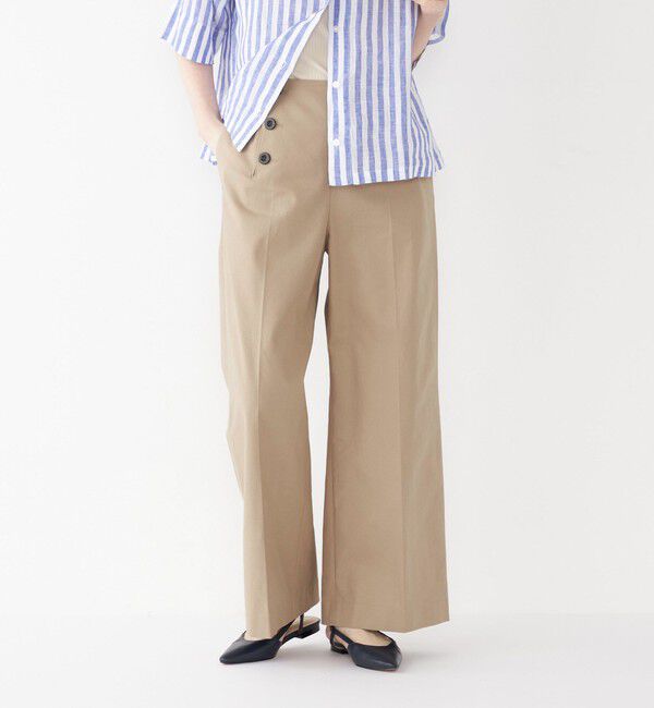 SHIPS Colors 「SHIPS Colors:〈洗濯機可能〉コットン オックス マリン パンツ」|その他|ベージュ