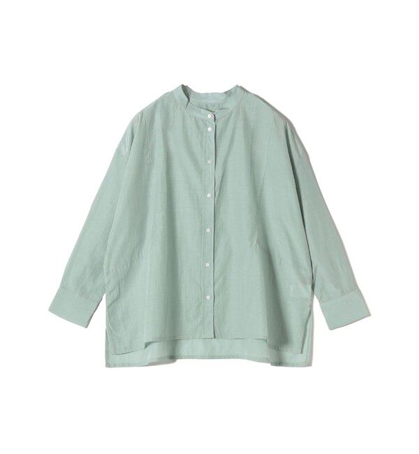 SHIPS Colors 「SHIPS Colors:〈手洗い可能〉キュプラ コットン シアー オーバー シャツ」|シャツ・ブラウス|