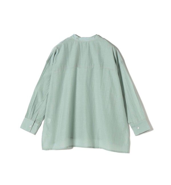 SHIPS Colors 「SHIPS Colors:〈手洗い可能〉キュプラ コットン シアー オーバー シャツ」|シャツ・ブラウス|