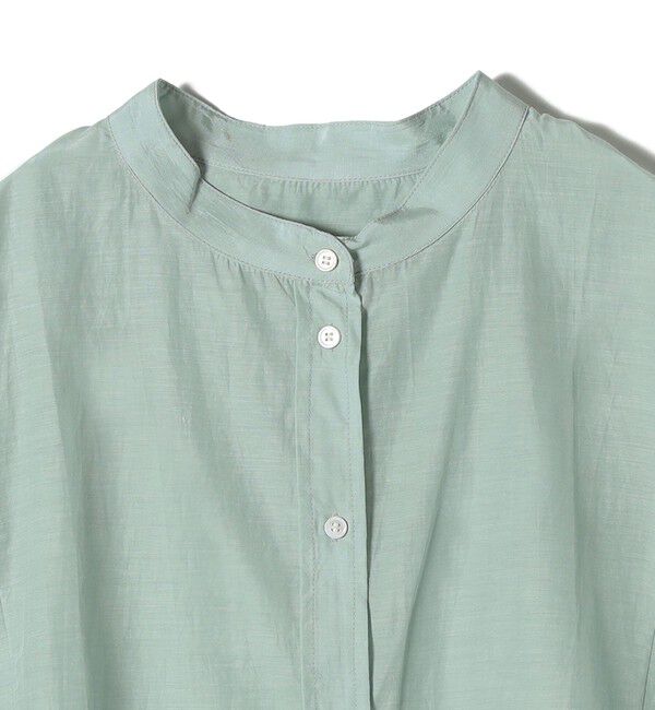 SHIPS Colors 「SHIPS Colors:〈手洗い可能〉キュプラ コットン シアー オーバー シャツ」|シャツ・ブラウス|