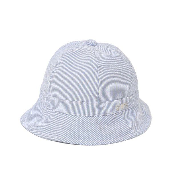 SHIPS KIDS「SHIPS KIDS:〈UVカット〉ベビー ストライプ ハット」|ハット|サックスブルー