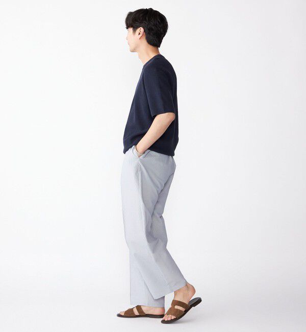 SHIPS「SHIPS: COOLMAX(R) シアサッカー ピンタック ワイド パンツ」|その他|