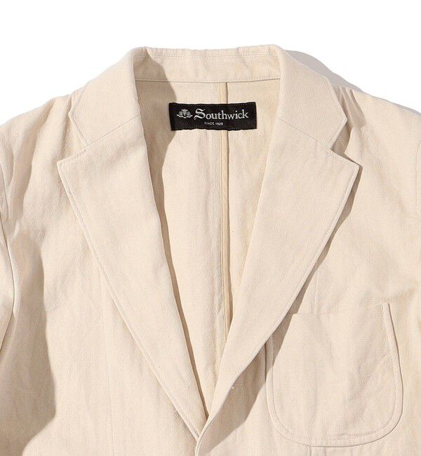 SHIPS「Southwick Gate Label: コットン シルク イージー ブレザー」|テーラードジャケット|