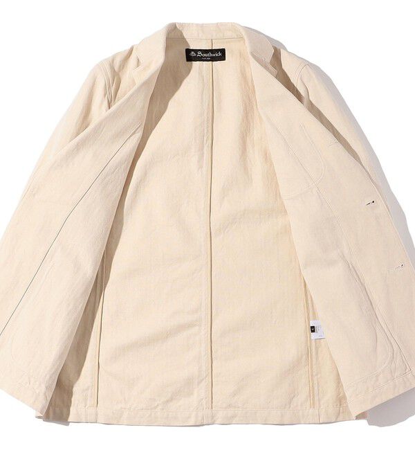 SHIPS「Southwick Gate Label: コットン シルク イージー ブレザー」|テーラードジャケット|