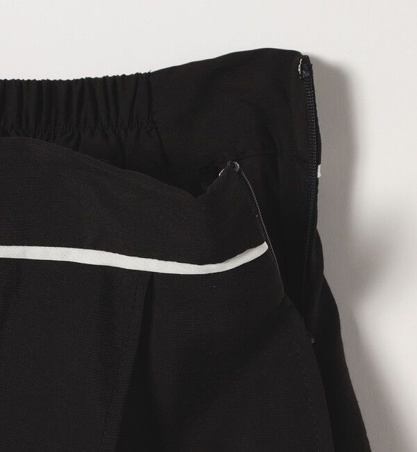 quaranciel「quaranciel:〈洗濯機可能〉パイピング Aライン ラップ スカート」|スカート|