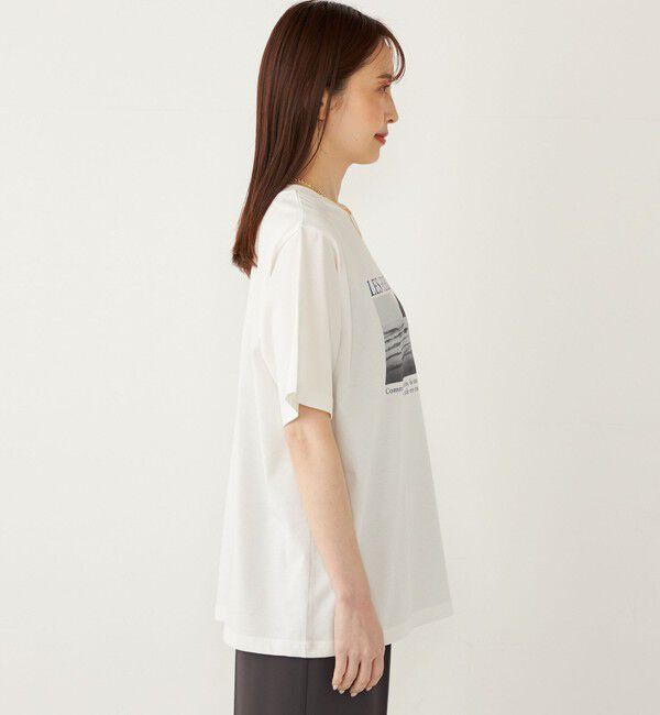 SHIPS Colors 「SHIPS Colors:〈接触冷感・UVカット〉サンセット フォト Tシャツ◇」|Tシャツ・カットソー|