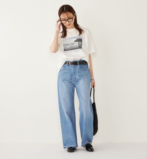 SHIPS Colors 「SHIPS Colors:〈接触冷感・UVカット〉サンセット フォト Tシャツ◇」|Tシャツ・カットソー|