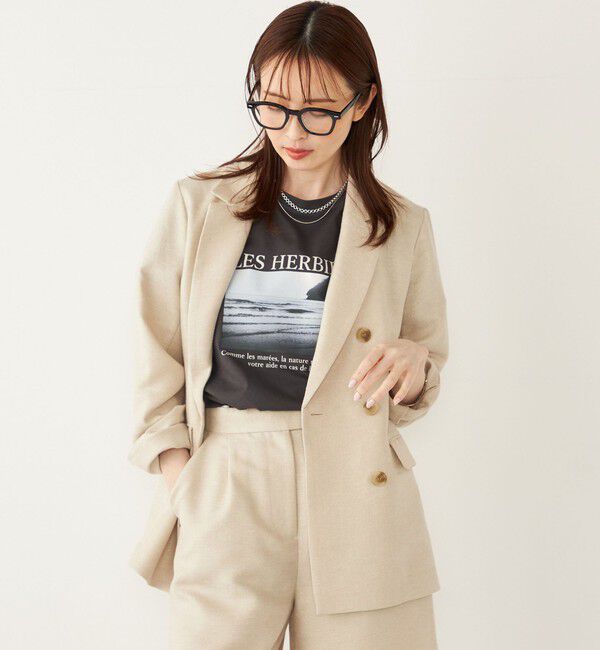 SHIPS Colors 「SHIPS Colors:〈接触冷感・UVカット〉サンセット フォト Tシャツ◇」|Tシャツ・カットソー|